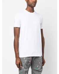 weißes T-Shirt mit einem Rundhalsausschnitt von DSQUARED2