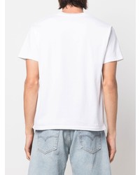 weißes T-Shirt mit einem Rundhalsausschnitt von Haikure