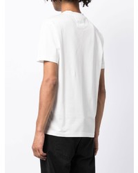 weißes T-Shirt mit einem Rundhalsausschnitt von Emporio Armani