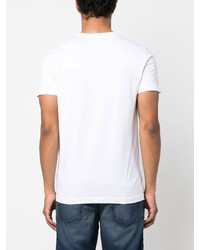 weißes T-Shirt mit einem Rundhalsausschnitt von Diesel