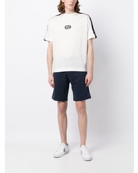 weißes T-Shirt mit einem Rundhalsausschnitt von Emporio Armani