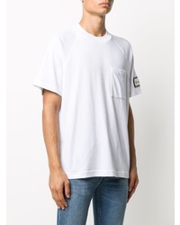 weißes T-Shirt mit einem Rundhalsausschnitt von Acne Studios