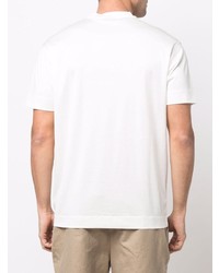 weißes T-Shirt mit einem Rundhalsausschnitt von Emporio Armani