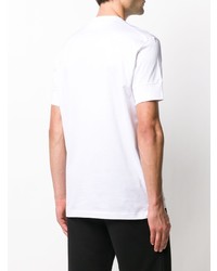 weißes T-Shirt mit einem Rundhalsausschnitt von DSQUARED2