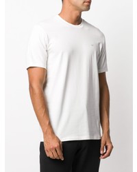 weißes T-Shirt mit einem Rundhalsausschnitt von Emporio Armani