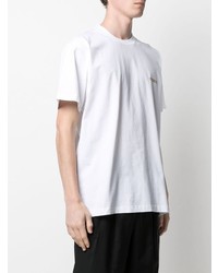 weißes T-Shirt mit einem Rundhalsausschnitt von Vetements