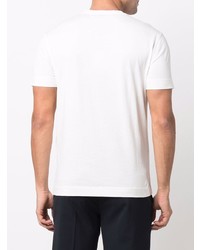 weißes T-Shirt mit einem Rundhalsausschnitt von Emporio Armani