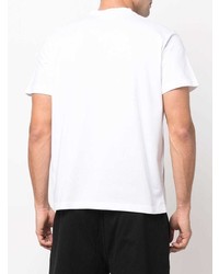 weißes T-Shirt mit einem Rundhalsausschnitt von DSQUARED2