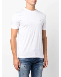 weißes T-Shirt mit einem Rundhalsausschnitt von Emporio Armani