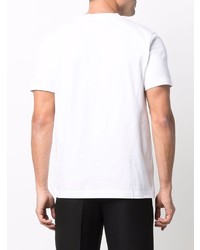 weißes T-Shirt mit einem Rundhalsausschnitt von Off-White