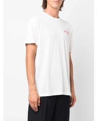 weißes T-Shirt mit einem Rundhalsausschnitt von Tommy Hilfiger