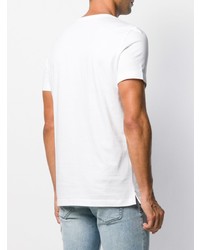 weißes T-Shirt mit einem Rundhalsausschnitt von Calvin Klein Jeans