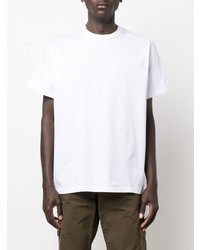 weißes T-Shirt mit einem Rundhalsausschnitt von DSQUARED2