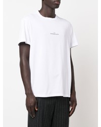 weißes T-Shirt mit einem Rundhalsausschnitt von Maison Margiela