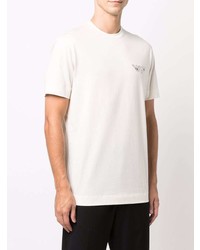 weißes T-Shirt mit einem Rundhalsausschnitt von Emporio Armani