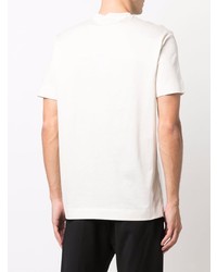 weißes T-Shirt mit einem Rundhalsausschnitt von Emporio Armani