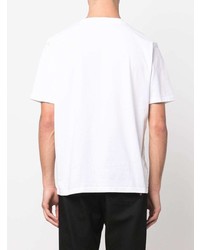 weißes T-Shirt mit einem Rundhalsausschnitt von Botter