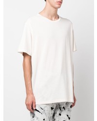 weißes T-Shirt mit einem Rundhalsausschnitt von Balmain