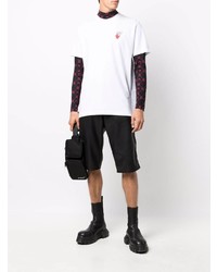 weißes T-Shirt mit einem Rundhalsausschnitt von Off-White