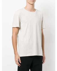 weißes T-Shirt mit einem Rundhalsausschnitt von Calvin Klein