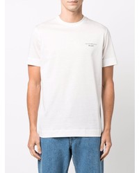 weißes T-Shirt mit einem Rundhalsausschnitt von Emporio Armani