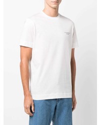 weißes T-Shirt mit einem Rundhalsausschnitt von Emporio Armani