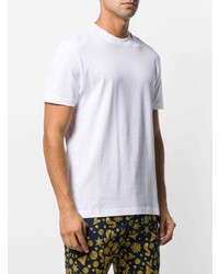 weißes T-Shirt mit einem Rundhalsausschnitt von Versace