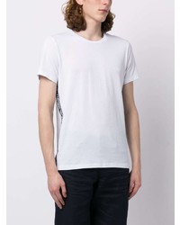 weißes T-Shirt mit einem Rundhalsausschnitt von Emporio Armani