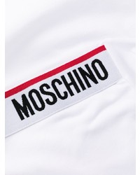 weißes T-Shirt mit einem Rundhalsausschnitt von Moschino