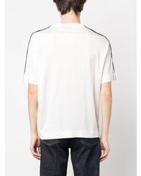 weißes T-Shirt mit einem Rundhalsausschnitt von Emporio Armani