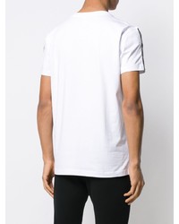 weißes T-Shirt mit einem Rundhalsausschnitt von Kappa Kontroll