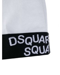 weißes T-Shirt mit einem Rundhalsausschnitt von DSQUARED2