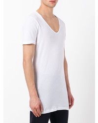 weißes T-Shirt mit einem Rundhalsausschnitt von Unconditional