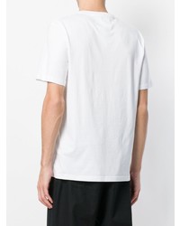 weißes T-Shirt mit einem Rundhalsausschnitt von Maison Margiela