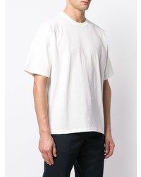 weißes T-Shirt mit einem Rundhalsausschnitt von Bottega Veneta