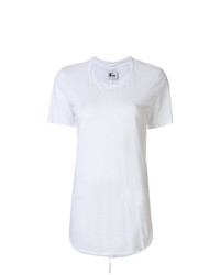 weißes T-Shirt mit einem Rundhalsausschnitt von Lost & Found Ria Dunn