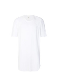 weißes T-Shirt mit einem Rundhalsausschnitt von Lost & Found Rooms