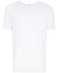 weißes T-Shirt mit einem Rundhalsausschnitt von Lot78