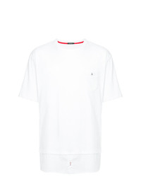 weißes T-Shirt mit einem Rundhalsausschnitt von Loveless