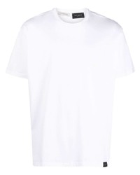 weißes T-Shirt mit einem Rundhalsausschnitt von Low Brand