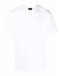 weißes T-Shirt mit einem Rundhalsausschnitt von Mackage