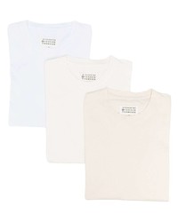 weißes T-Shirt mit einem Rundhalsausschnitt von Maison Margiela