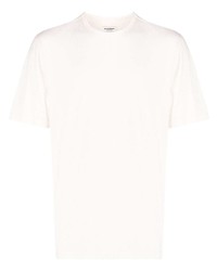 weißes T-Shirt mit einem Rundhalsausschnitt von Man On The Boon.