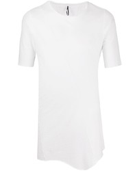 weißes T-Shirt mit einem Rundhalsausschnitt von Masnada