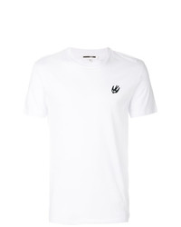 weißes T-Shirt mit einem Rundhalsausschnitt von McQ Alexander McQueen