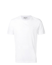 weißes T-Shirt mit einem Rundhalsausschnitt von McQ Alexander McQueen