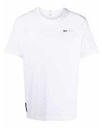 weißes T-Shirt mit einem Rundhalsausschnitt von McQ