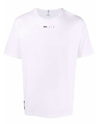 weißes T-Shirt mit einem Rundhalsausschnitt von McQ