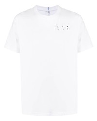 weißes T-Shirt mit einem Rundhalsausschnitt von McQ Swallow