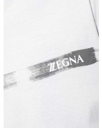 weißes T-Shirt mit einem Rundhalsausschnitt von Z Zegna